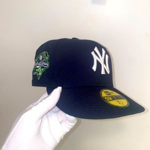 New York Yankees lime green brim World Series 2000